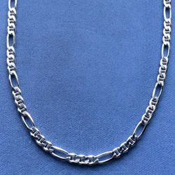 20” Solid Sterling Silver Necklace *Unisex* 5mm Unique Style *Pickup Boca Raton