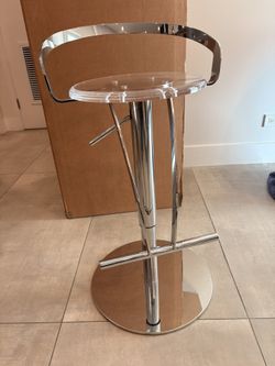Set of 3 Modern Adjustable Bar Stools – $150
