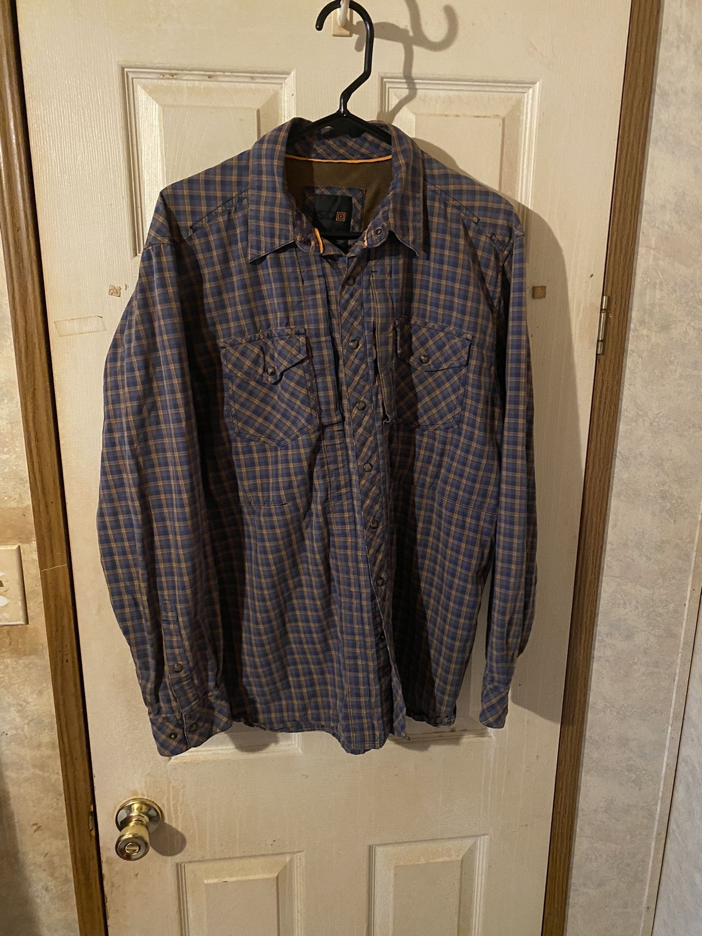 511 Tactical Plaid Shirts Large Lot Of 2