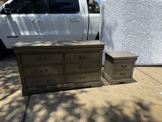 Dresser set grey