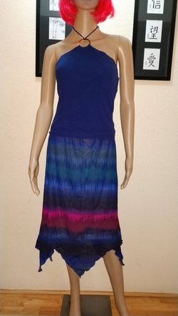 ALLEN By A.B.S, skirt and halter top