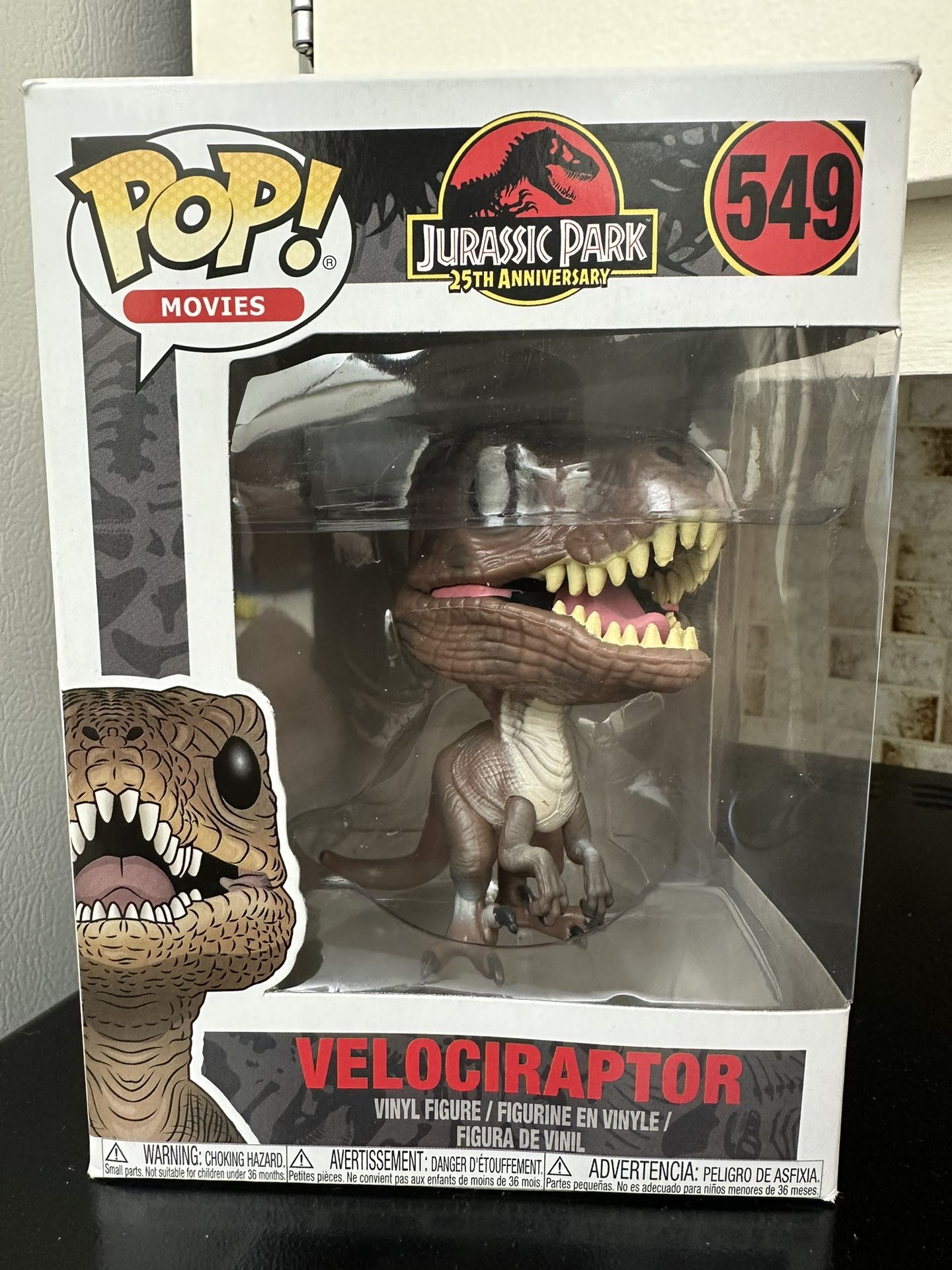 Funko Pop Jurassic Park Velociraptor 549