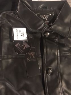 Authentic Emporio Armani Leather jacket
