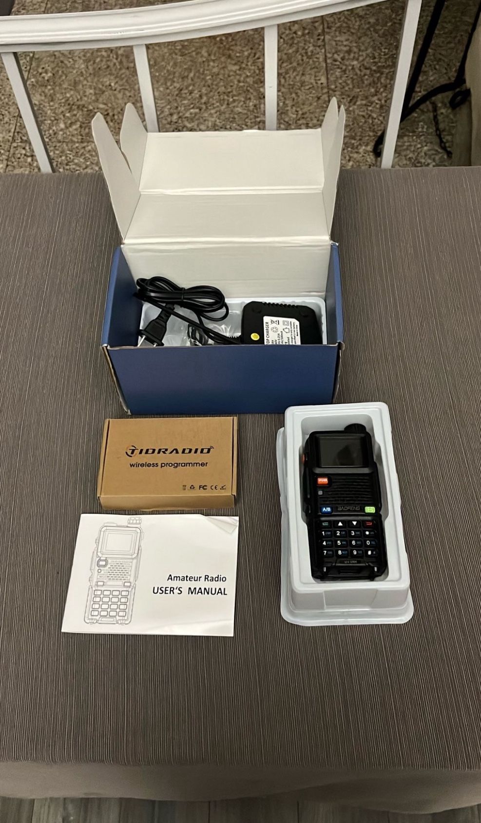 Digital mobile radio with wireless programmer