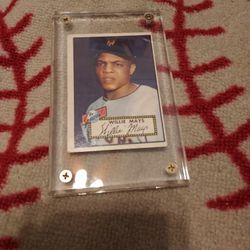 WILLIE MAYS BASEBALL  CARD