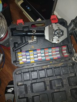 Manuel ac/hose crimper kit 71500 with 7dies  ulic hose
