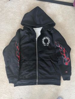 chrome heart longsleve zip up