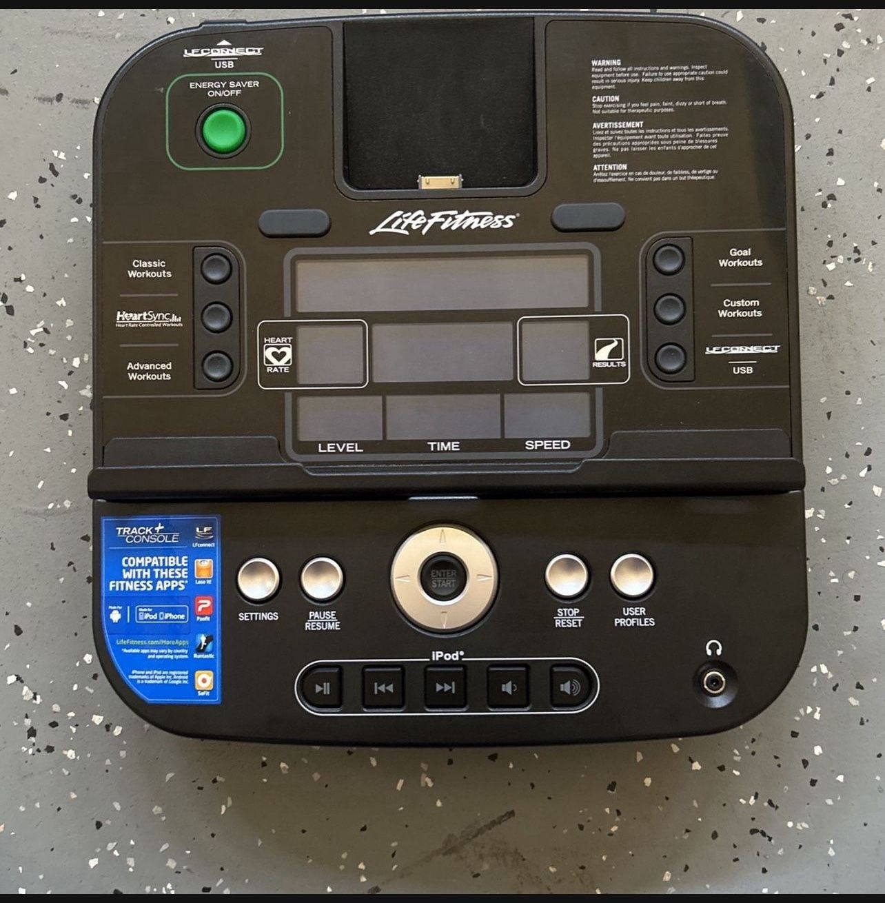 New Life Fitness Track Console for Bike/Elliptical TKC-000X-0205