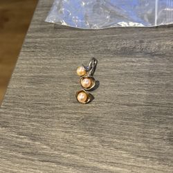 Vintage Sterling Silver 925 And Pearl Pendant