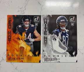 2025 Loveland / Burden - Red & White Hot Rookies - Bears - TWO cards