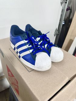 adidas Superstar Extended 3 Stripes Indigo Blue Purple White