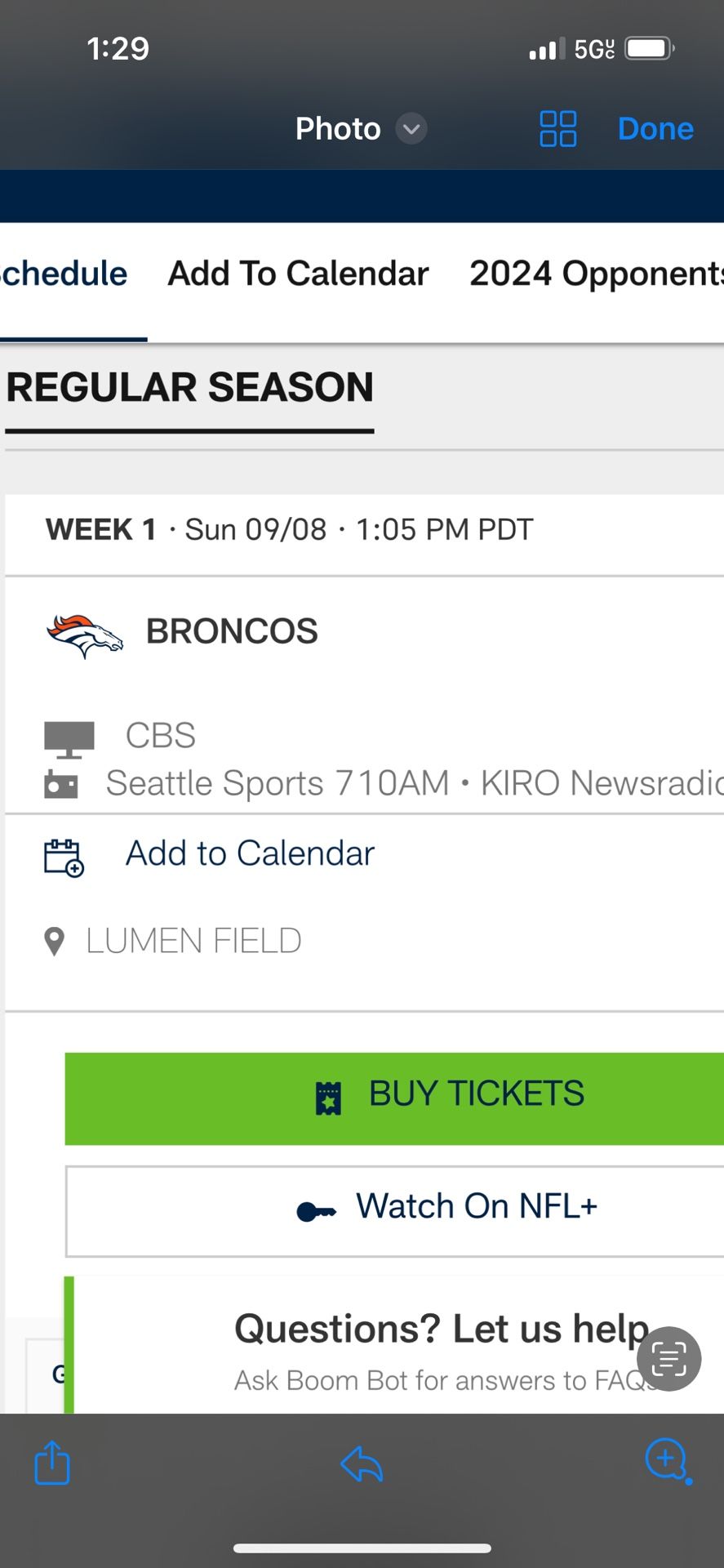 SEAHAWKS REGULAR SEASON HOME OPENER!