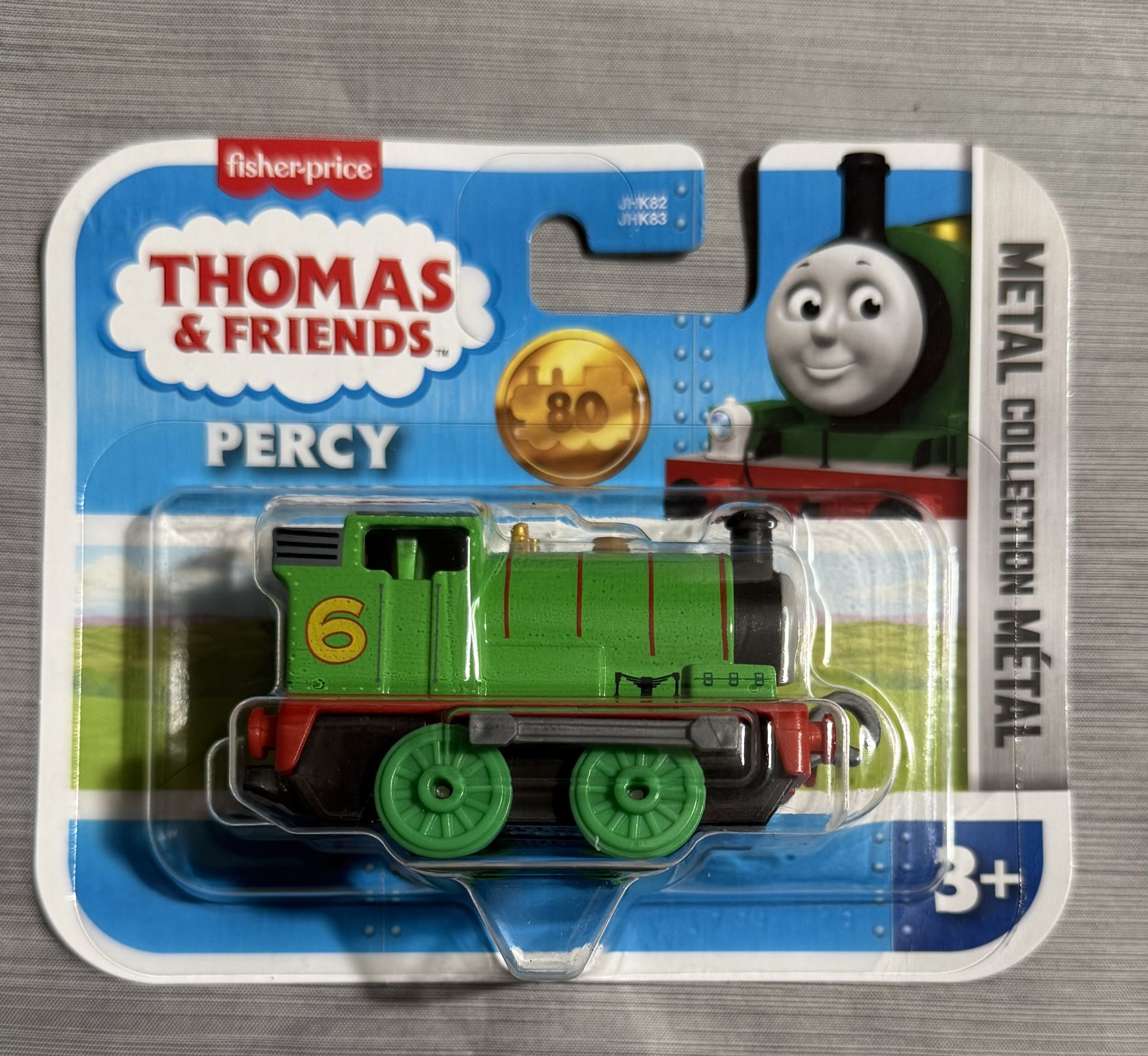 Thomas & Friends 80th Anniversary Metal Collection Percy Fisher Price Mattel NEW