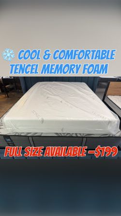 ❄️ Cool & Comfortable Tencel Memory Foam