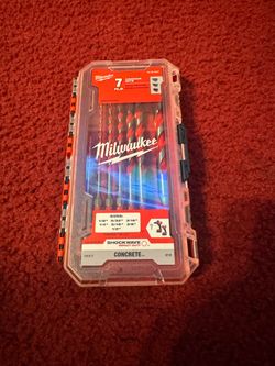 Milwaukee Masonry Drill Bits - 7 Piece
