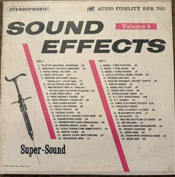 Sound Effects Volume 3