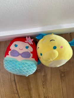 The Little Mermaid And Flounder Squish