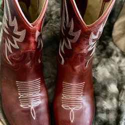 Idyllwind Red Leather Western Booties