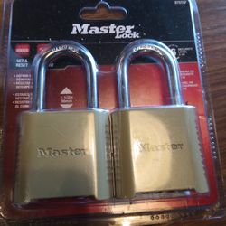 🔒 12 Brand-New Master Locks – Combo Style – Heavy Duty