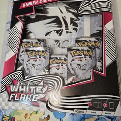 White Flare Binder Collection