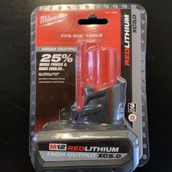 Milwaukee M12 12-Volt Lithium-Ion XC High Output 5.0 Ah Battery