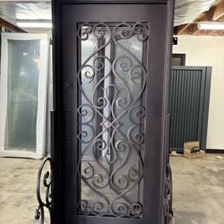 Front Door, Wrought Iron Door, 