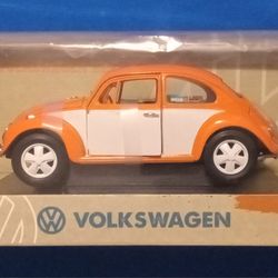 Greenlight 1967 Volkswagen Beetle Orange Diecast 1/18