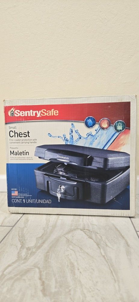 Sentry Safe H01000 Small Security Chest Safe Fire + Water Protection