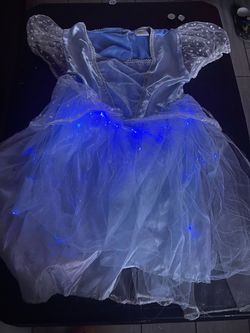 Blue light up dress