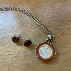 Coffee art jewelry