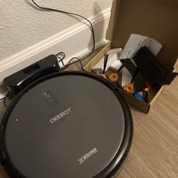 DEEBOT Robot Vacuum w/ Dock + New Replacement Parts – Needs Remote  Priced to Sell This Week – $135