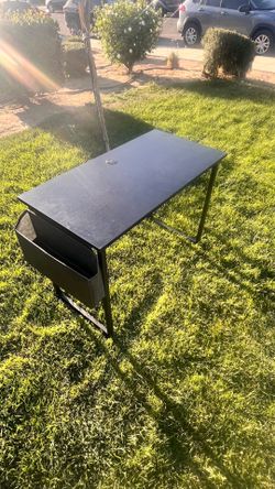 Black desk top