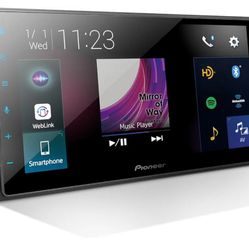 Pioneer DMH-2660NEX 6.8" Capacitive Touchscreen, Double Din – Wired Apple CarPlay & Android Auto, Amazon Alexa, Bluetooth, Backup Camera, FLAC, HD Rad