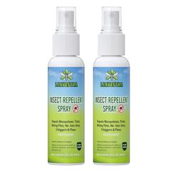 Natural Bug Repellent Spray – DEET-Free, Body Safe, 2oz Travel Size (2 Pack)