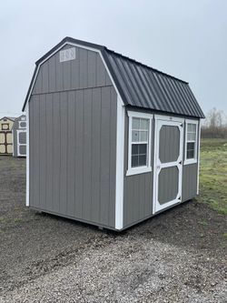 8X12 Lofted Barn- 20% OFF Buy or Rent To Own! Delivery is Free