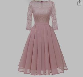 Size Medium Pink Lace Dress