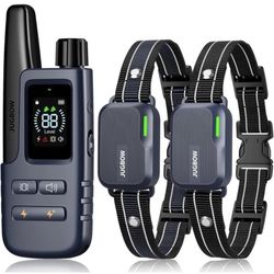 Jugbow Dog Shock Collar 2 Dogs (10-120Lbs) - 4200FT Dog Training Collar with Rem