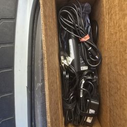 Lot Of 24 Laptop Chargers,5pcs Monitors,Keyboards,etc for Sale