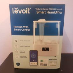 Levoit Classic 300S Ultrasonic Smart Humidifier White open box new selling for only $30.

Ultrasonic Technology: The powerful transducer turns water i