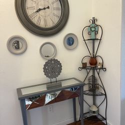 Grey Entry Table