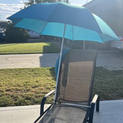 Pool Chair & Umbrella