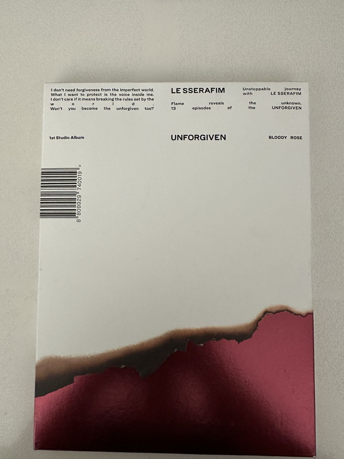 LE SSERAFIM - UNFORGIVEN (Vol. 3 Bloody Rose)