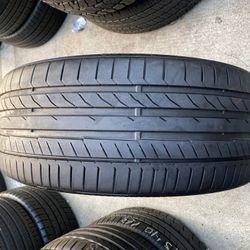 245/35ZR21 Continental ContiSportContact 96Y - (1) Used Tire Great Conditions Low Profile Tire