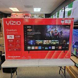 VIZIO 75 INCH QLED M SERIES TV'S MANY AVAILABLE M75Q6L4 VOICE SEARCH W/WARRANTY - PAYMENT PLANS