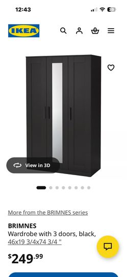 Wardrobe with storage
