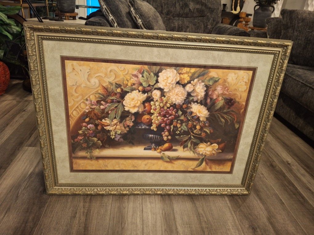 HOME INTERIORS FRUIT FRAME(READ FULL DESCRIPTION BEFORE ASKING PLEASE 🙏🏻)IF IT'S POSTED IT'S AVAILABLE 👀