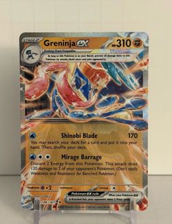Greninja EX 106/167 Double Rare - Twilight Masquerade - Pokemon TCG Cards