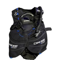 Cressi Start Buoyancy Compensator Device BCD Size M Black Scuba Diving Vest