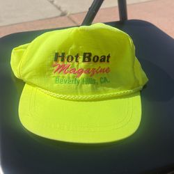 Vintage Hot Boat Magazine Hat 