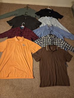Mens shirt lot size M/L sold together.